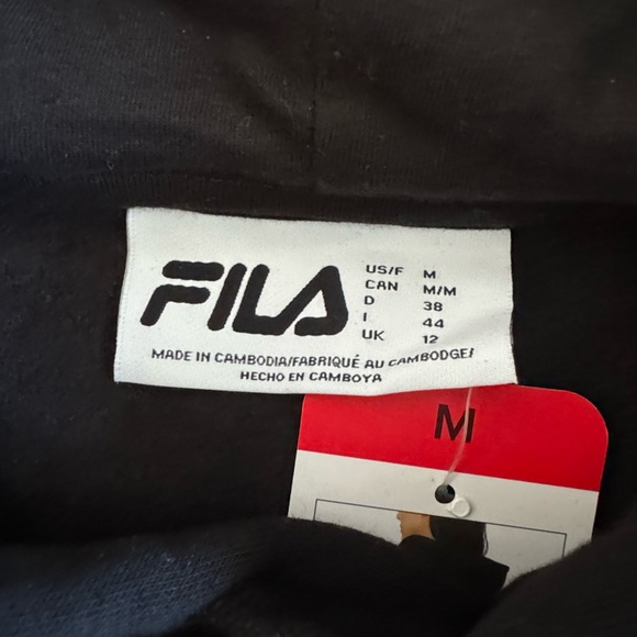 FILA Back Hoodie Sz M - Picture 16 of 16